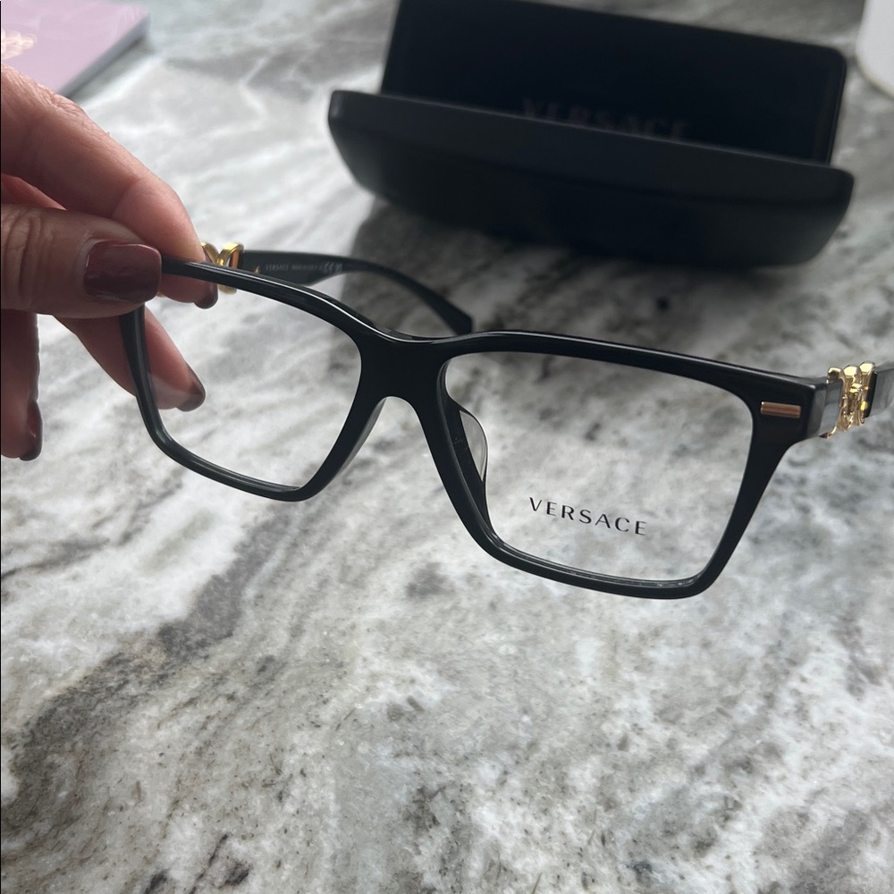 New! Versace Eyeglass Frames W/Case - image 6